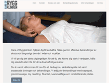 Tablet Screenshot of coryggkliniken.se